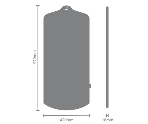 Brabantia Linn, musta - Vaatteiden höyrytyspöytä