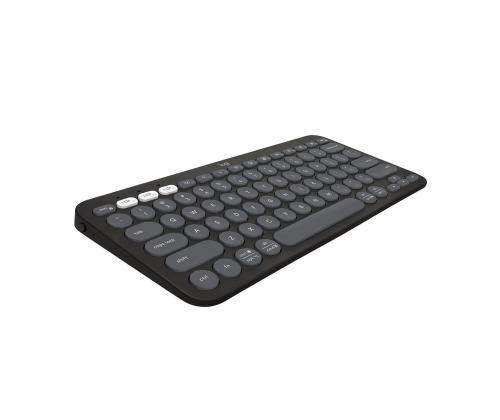 Logitech Pebble Keys 2 K380s, USA, musta - Langaton näppäimistö