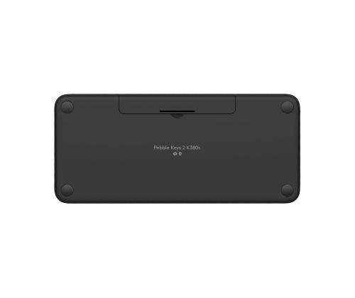 Logitech Pebble Keys 2 K380s, USA, musta - Langaton näppäimistö