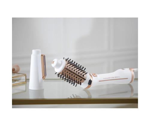 Rowenta Brush Activ´ Ultimate Care, valkoinen - Pyörivä hiustenkuivaaja-kiharrin