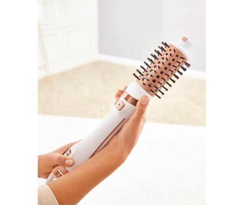 Rowenta Brush Activ´ Ultimate Care, valkoinen - Pyörivä hiustenkuivaaja-kiharrin