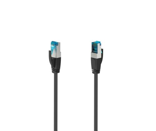 Hama verkkokaapeli, CAT 6a, 10 Gbit/s, 1,5 m, musta - Kaapeli