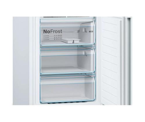 Bosch, NoFrost, 326 L, korkeus 186 cm, valkoinen - Jääkaappi ja pakastin