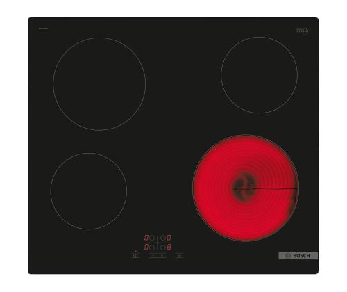 Bosch, leveys 59,2 cm, kehyksetön, musta - Integroitu keraaminen keittotaso