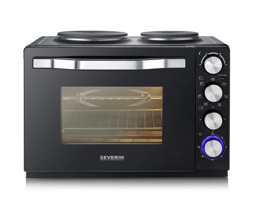 Severin, 30 L, 2500 W, must - Miniahi kahe keedualaga