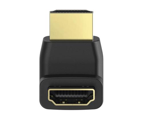 Avinity High Speed HDMI 90°, kullattu, musta - Adapterit