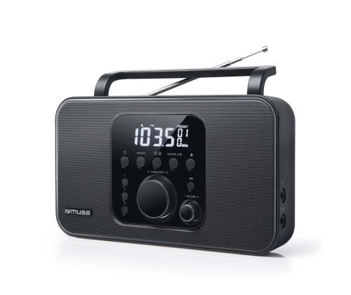 Muse M-091 R, FM, musta - Kannettava radio