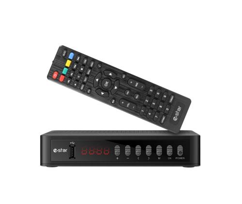 ESTAR STB T2 618, musta - Digisovitin - Set-top box