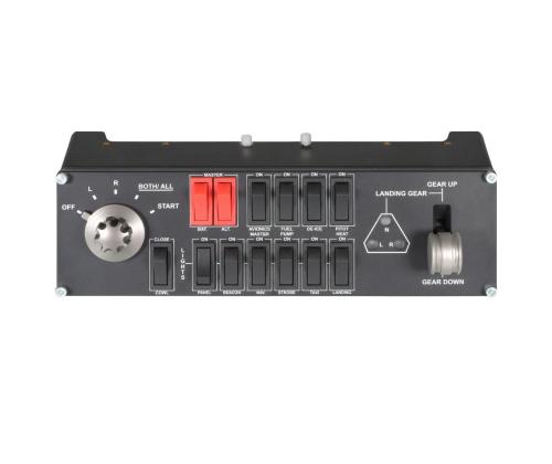 Lentosimulaattorin kytkinpaneeli Logitech Saitek Pro Flight