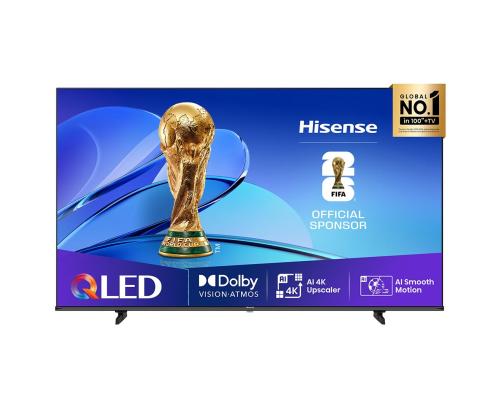 Hisense E7Q, 43'', 4K UHD, QLED, musta - Televisiot