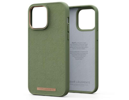 NJORD BYELEMENTS Mokkanahka Comfort+, iPhone 14 Pro Max, vihreä - Kotelo