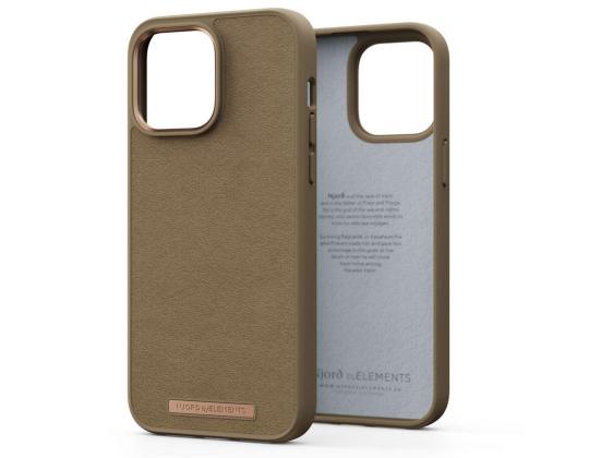 NJORD BYELEMENTS Mokkanahka Comfort+, iPhone 14 Pro Max, ruskea - Kotelo