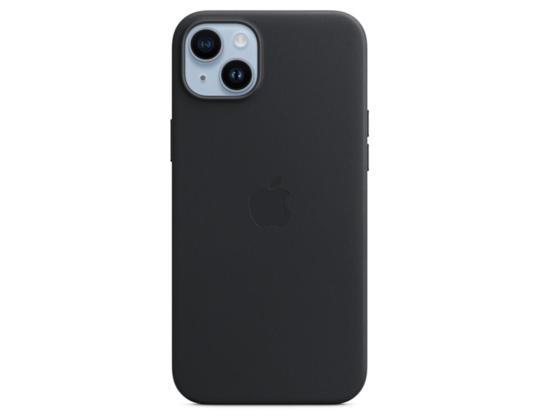 APPLE iPhone 14 Plus nahkakotelo MagSafella, must - Nahkümbris