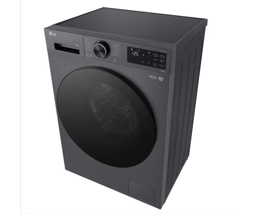 LG, 9 kg, Syvyys 47,5 cm, 1200 rpm, mattamusta - Pesukone Estorage-käyttöön