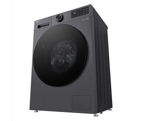 LG, 9 kg, Syvyys 47,5 cm, 1200 rpm, mattamusta - Pesukone Estorage-käyttöön