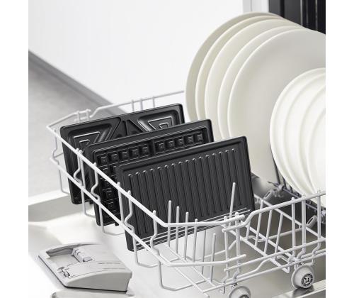 Tefal UltraCompact 3in1, harmaa/musta - vatkain, voileipägrilli ja paninipuristin