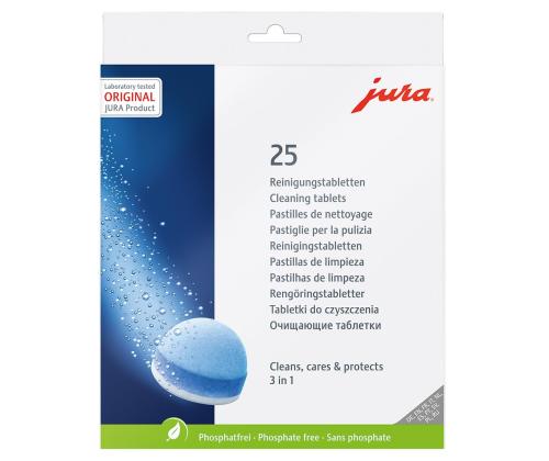 JURA, 25 kpl - 3-vaiheiset puhdistustabletit