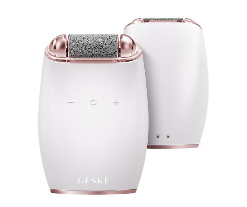 Geske SmartAppGuided, 7-in-one, valkoinen/vaaleanpunainen - Sähköinen näppylärulla, jossa on kynänvarsi