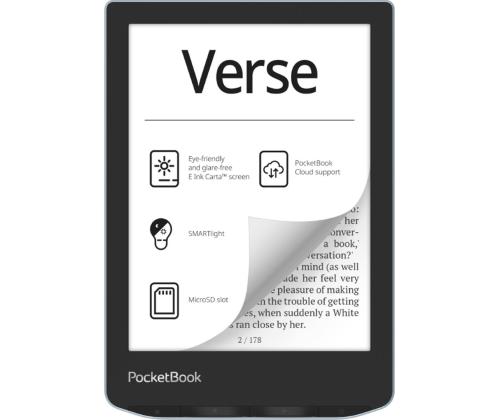 PocketBook Verse, 6", 8 GB, sininen - E-luger