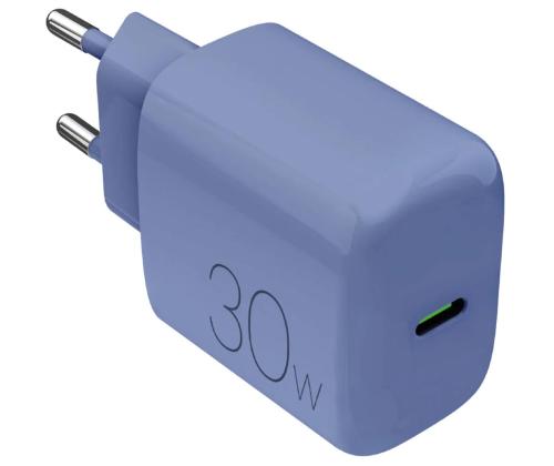 Puro DAILY 1, USB-C, 30 W, sininen - Laturi