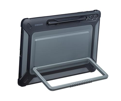 Samsung Galaxy Tab S9+ ulkokuori, musta - kansi