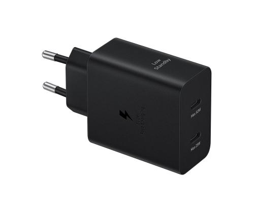 Samsung Dual USB-C, 50 W, musta - Virtalähde