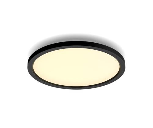 Philips Hue Aurelle Round Panel + Hue Dimmer Switch, musta - Kaupallinen valaisinlaite