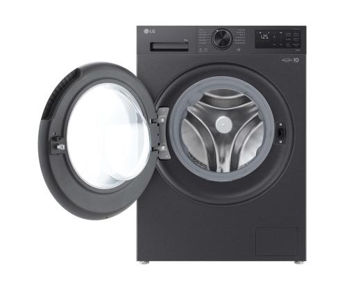 LG, 9 kg, Syvyys 47,5 cm, 1200 rpm, mattamusta - Pesukone Estorage-käyttöön