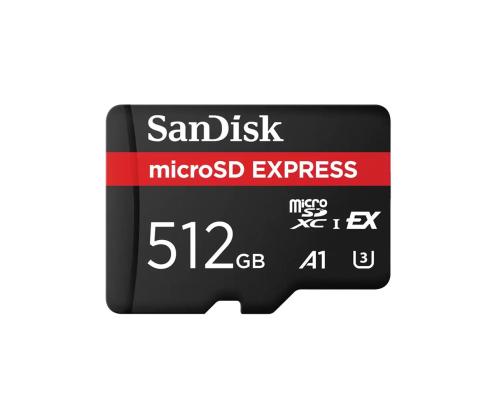 SanDisk microSD Express, 512 GB, musta - Muistikortti