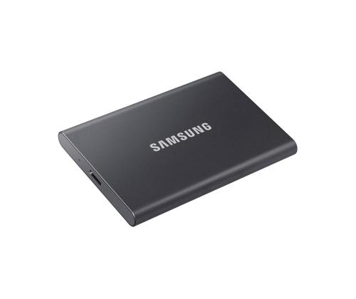 Samsung Portable SSD T7, 4 TB, USB 3.2 Gen 2, harmaa - Ulkoinen SSD-levyasema