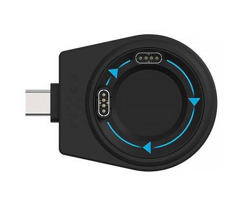 Kiinteä USB-C-lataussovitin, Garmin Smart Watch, musta - Laturi