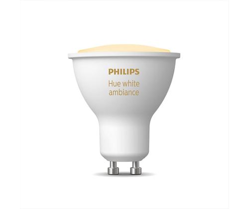 Philips Hue White Ambiance, GU10, valkoinen - Älykäs valo
