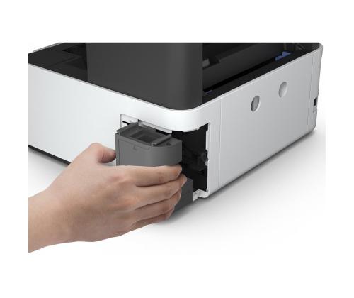 Epson EcoTank M2170 Mono, WiFi, LAN, duplex, valkoinen - Monitoiminen mustesuihkutulostin