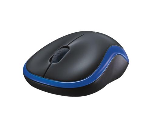 Logitech M185, sininen - Langaton hiiri