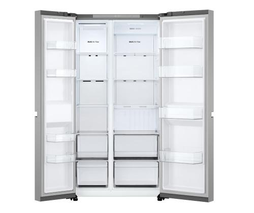 LG, Total No Frost, 638 L, korkeus 179 cm, hopea - SBS jääkaappipakastin