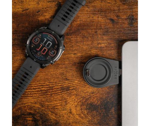 Kiinteä USB-C-lataussovitin, Garmin Smart Watch, musta - Laturi