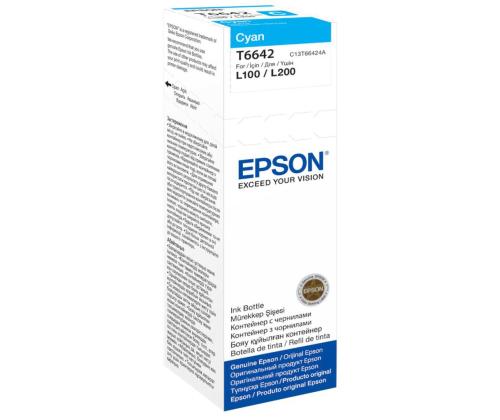 Mustesäiliön täydennys Epson T6642 (Cyan)