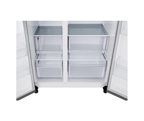 LG, Total No Frost, 638 L, korkeus 179 cm, hopea - SBS jääkaappipakastin