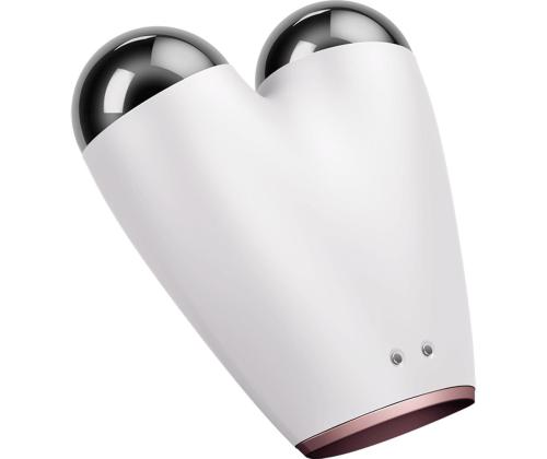 Geske SmartAppGuided, 6-in-one, valkoinen/vaaleanpunainen - Mikro-käyttöinen kasvojenkohotuslaite