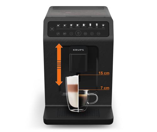 Krups Evidence Eco-Design, musta - Automaattinen espressokeitin