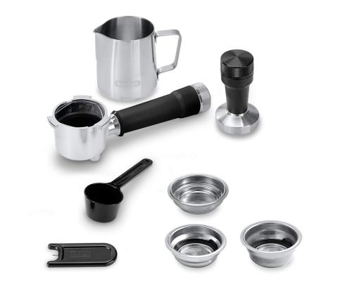 DeLonghi Dedica Duo, hopea - Käsikäyttöinen espressokone