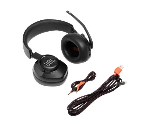 JBL Quantum 400, musta/sininen - soittimen kuulokkeet