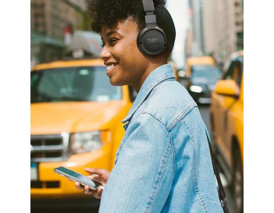 JBL Tune 670NC, mukautuva melunvaimennus, musta - On-ear langattomat kuulokkeet