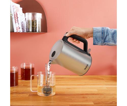 Tefal Bronx, 1,7 L, ruostumaton teräs - Vesikeittoja