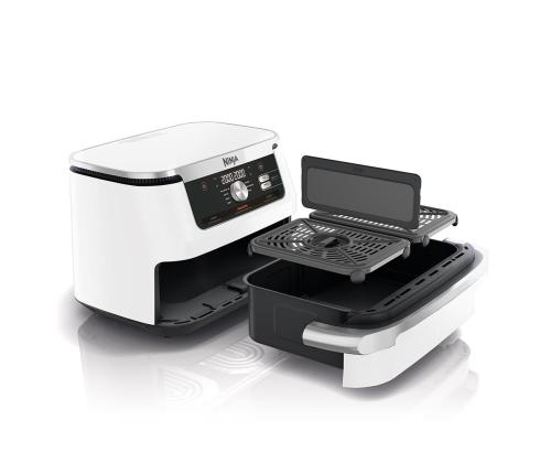 Ninja Foodi FlexDrawer Dual, 10,4 L, 2470 W, valkoinen - Kuumailmapannu