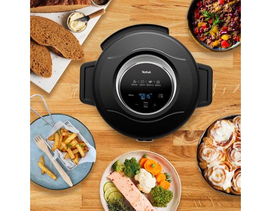 Tefal Turbo Cuisine & Fry, 1200 W, musta - Moni- ja painekattila