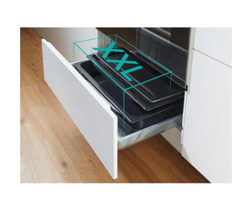 Gorenje, 70 L, leveys 50 cm, ruostumatonta terästä - Induktioliesi, jossa on sähköliesi