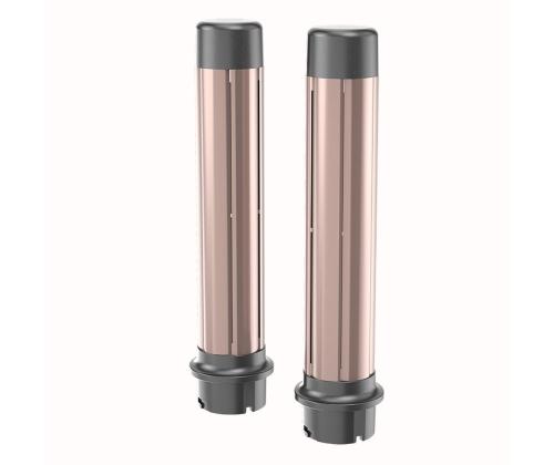 GA.MA Vibrance Uniq, 1500 W, tummanharmaa/vaaleanpunainen - Hiustenmuotoilulaite