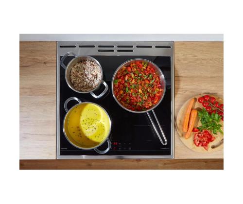 Gorenje, 70 L, leveys 50 cm, ruostumatonta terästä - Induktioliesi, jossa on sähköliesi