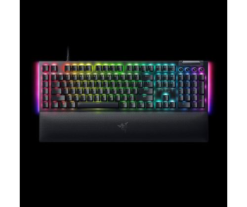 Razer BlackWidow V4, vihreä kytkin, mekaaninen, SWE, musta - näppäimistö